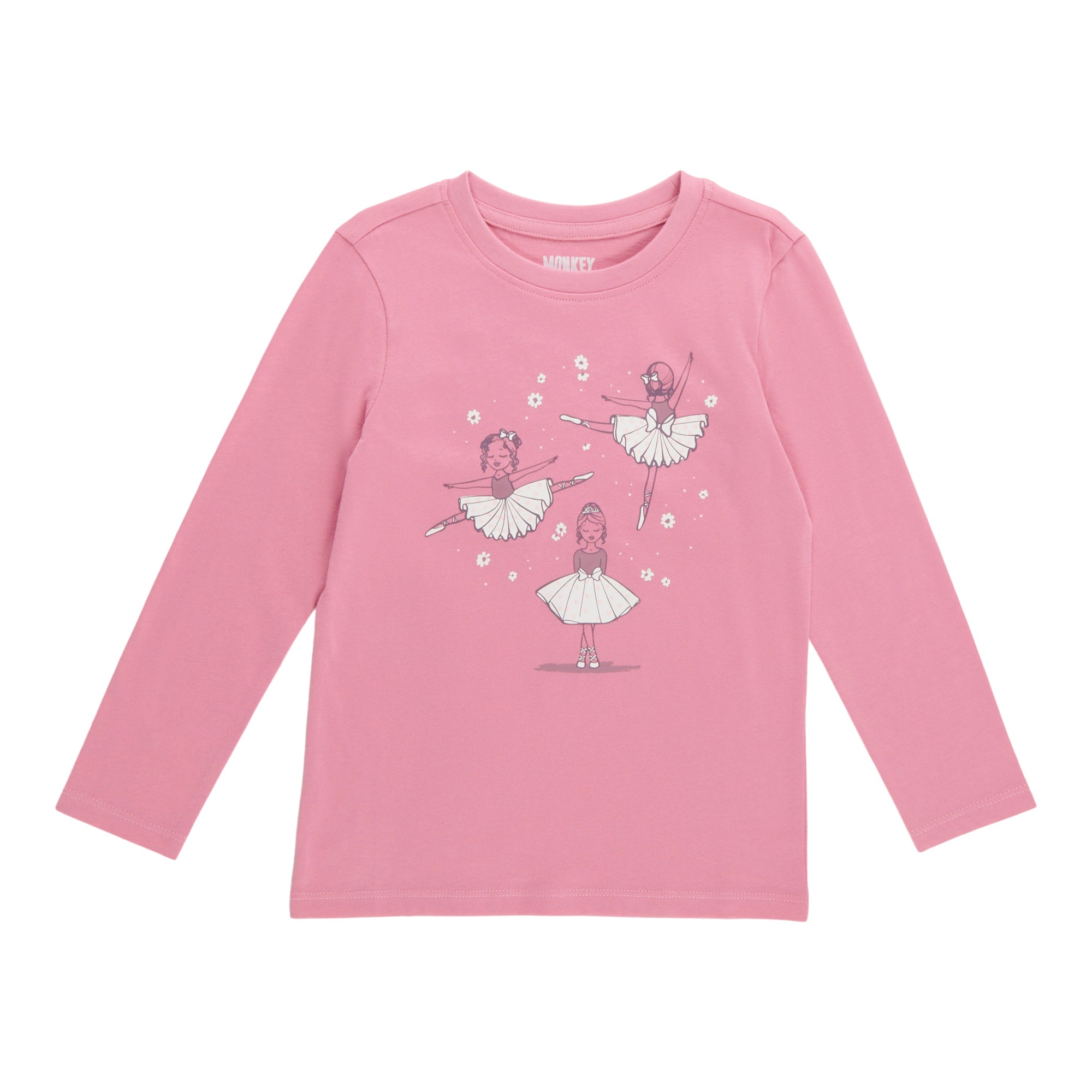 MONKEY BARS Toddler Girls' Autumn Flair Long Sleeve Printed T-Shirt