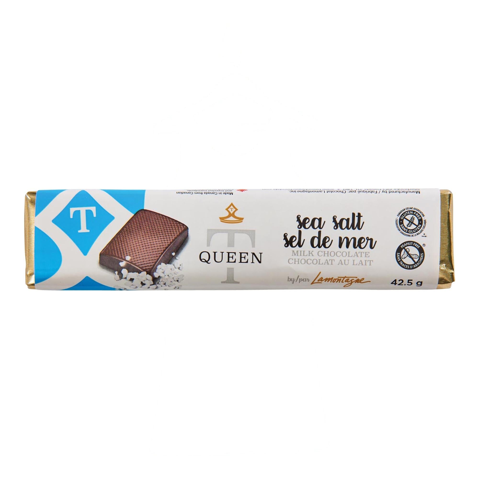 Queen T Sea Salt Chocolate Bar - 42.5g
