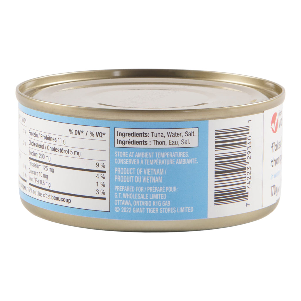 Giant Value Flaked Light Tuna, 170 g