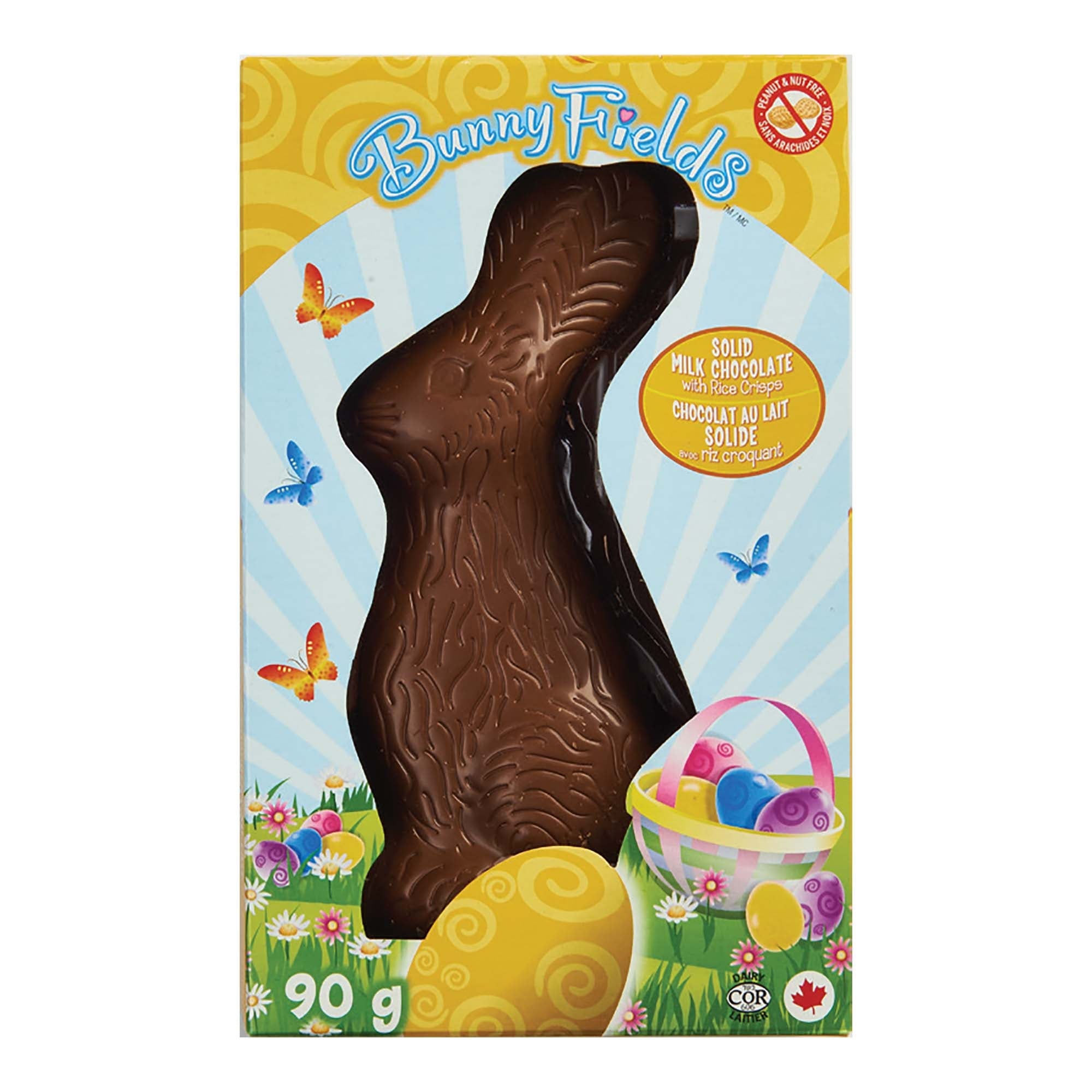 Bunny Fields Solid Milk Chocolate with Rice Crisps - 90g