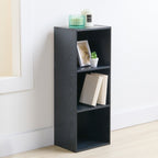 HomeStyles 3-Tier Particle Board Bookcase, Black