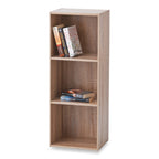 HomeStyles 3-Tier Particle Board Bookcase, Natural