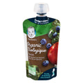 Gerber Organic Apple, Blueberries and Spinach Purée Baby Food - 128ml