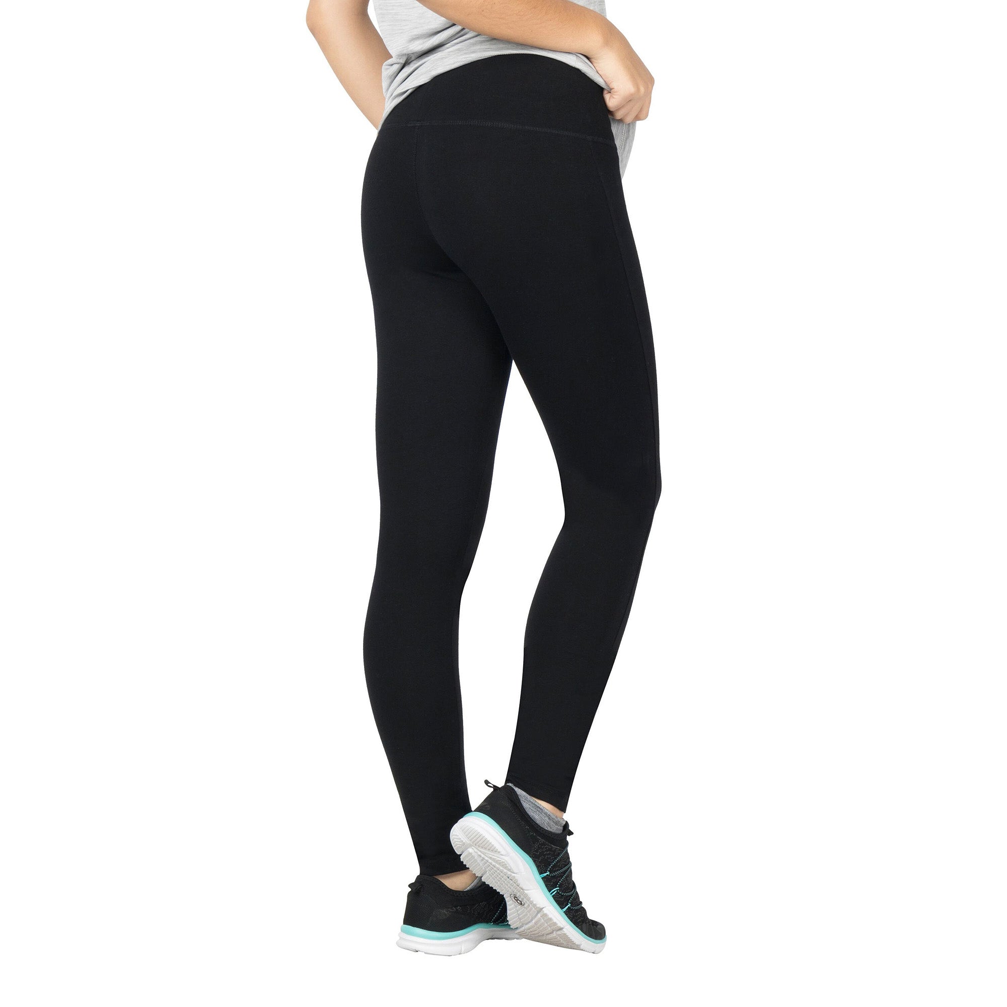 ACX Active Women's Mid-Rise Yoga Leggings with Comfort Waistband