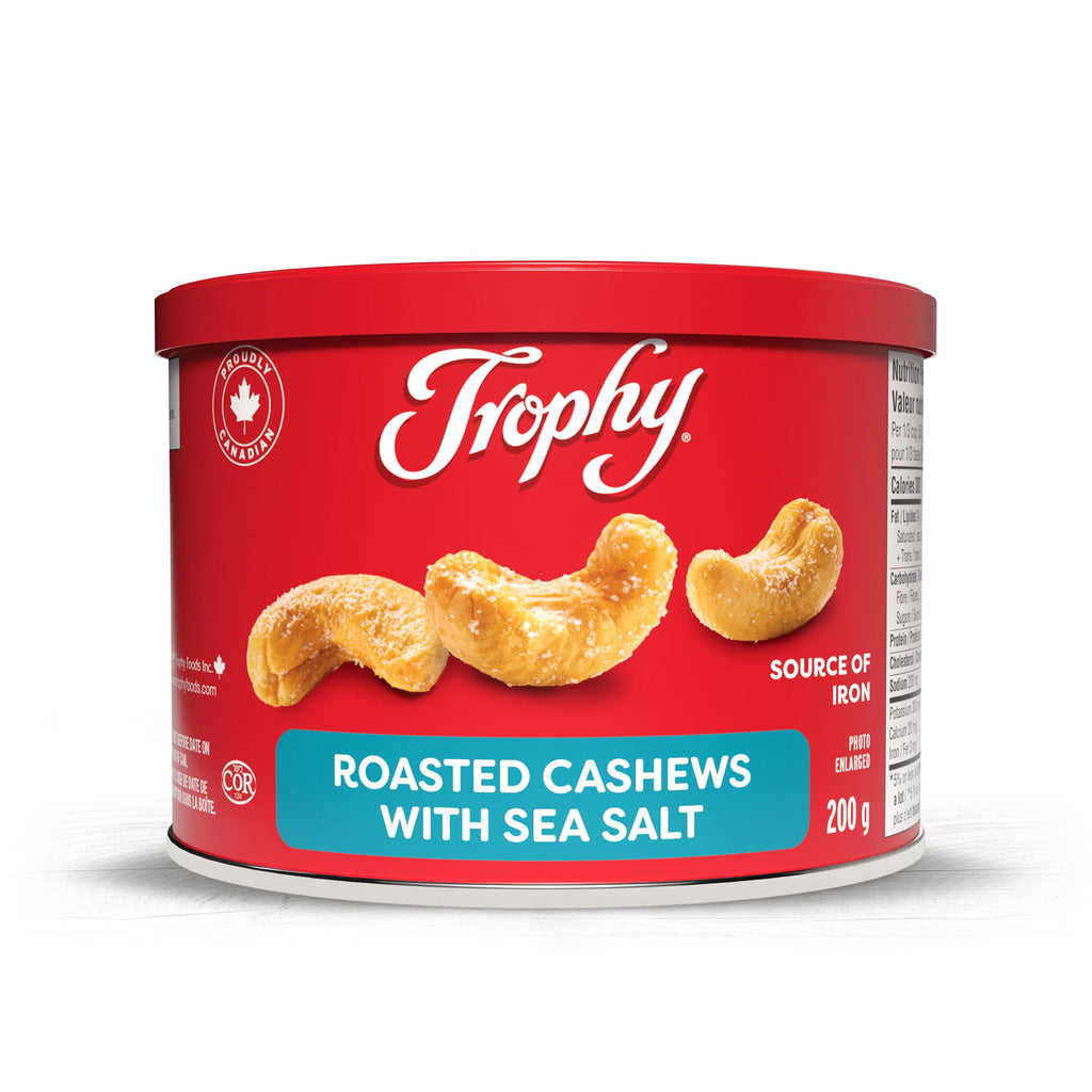 Noix de cajou rôties avec sel marin Trophy - 200 g
