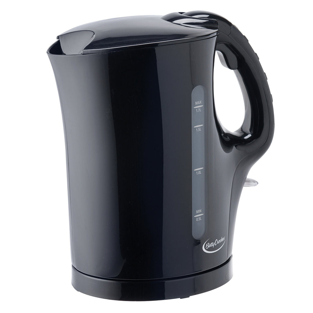 Bouilloire noire sans fil Betty Crocker  1,7 L